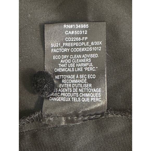 For Love & Lemons Sophia Sheer Puff Sleeve Midi Dress Black Navy Floral XS - Picture 8 of 14